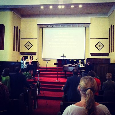 Богослужении славянской церкви “Христос – оправдание наше”  в Спокене (26.02.2013)